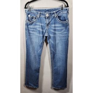 Vintage True Religion Jeans Mens Ricky Big QT Straight Leg Cut Made in USA Y2K